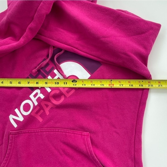 The North Face Women's Oversized Pink Hoodie Size Small - Picture 6 of 7